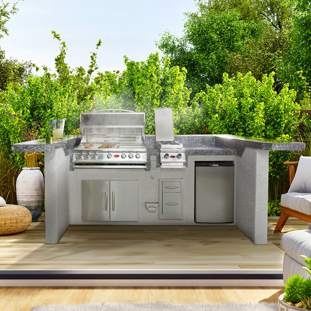Cal Flame outdoor kitchen islands