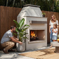 Cal Flame Laredo outdoor fireplace