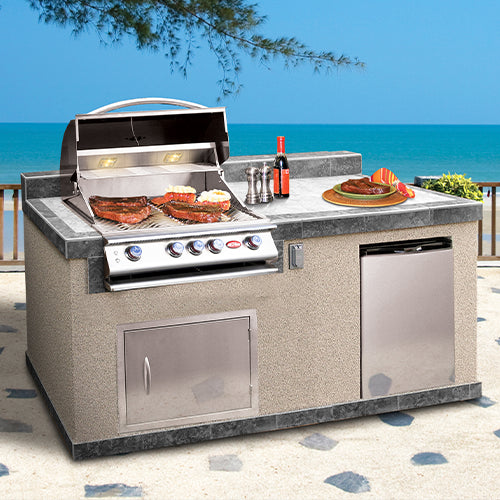 Cal Flame Costa Q outdoor kitchen island