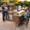 Cal Flame Malibu Q outdoor kitchen island