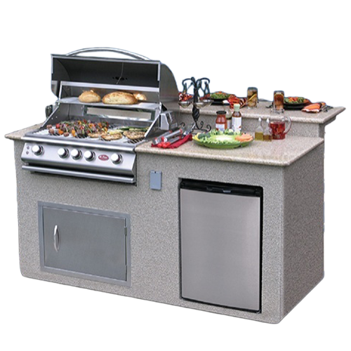 Cal Flame Tropical Q island isolated view