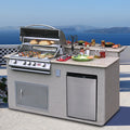 Cal Flame Tropical Q outdoor kitchen island