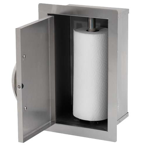 Cal Flame paper towel storage door