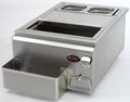 Cal Flame 12 inch drop-in cocktail center with ice bin and bottle drawer