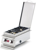 Cal Flame standard single flat side burner with vertical lid